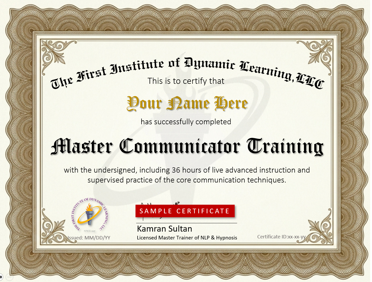 Master Communicator Certification